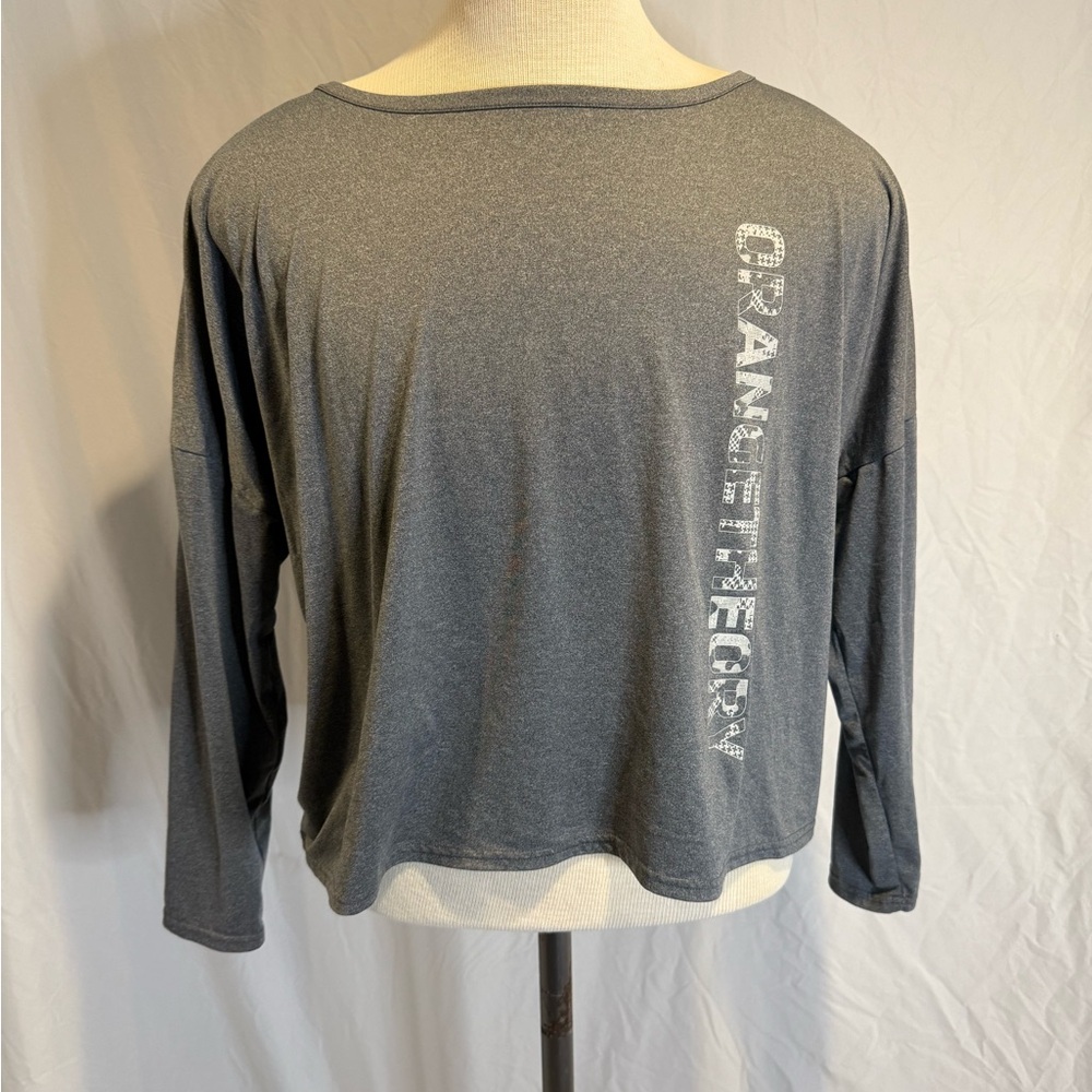 Orangetheory Women's Charcoal Long Sleeve Tee